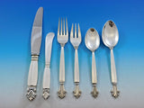 Acanthus by Georg Jensen Sterling Silver Flatware Set 12 Service 72 pcs Dinner