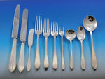 Reeded Edge by Tiffany Sterling Silver Flatware Set for 8 Service 84 pcs Dinner