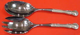 French Provincial by Towle Sterling Silver Salad Serving Set 2pc Orig 11 3/8"