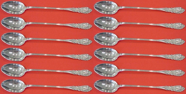 Richelieu by International Sterling Silver Iced Tea Spoon Set 12 pcs 7 3/8"