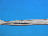 Lap Over Acid Etched Tiffany Sterling Silver Sherbet Spoon Pinched Cricket 5 1/2