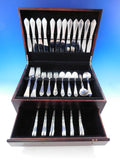 Continental Georg Jensen Sterling Silver Flatware Set 12 Service Dinner GJ Mark