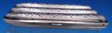 Japanese .950 Silver Cigar Case Bright-Cut 5 5/8" x 3 1/4" x 7/8" (#8310)