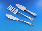 Orleans by Lunt Sterling Silver Flatware Set for 12 Service 109 pcs M Monogram