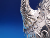Irish Dublin 1775 Sterling Silver Coffee Pot Swans Birds Swags (#8390)