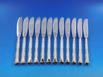 Greenbrier by Gorham Sterling Silver Butter Spreader HH Modern Set 12 pcs 6 1/4"