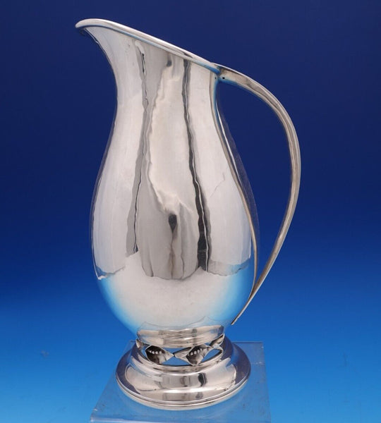 Blossom by De M. Studio Sterling Silver Water Pitcher Calla Lily 3D Design #7939