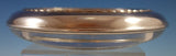 Sterling Silver and Glass Champagne Coaster with Sea Motif Fluted Edge (#2533)