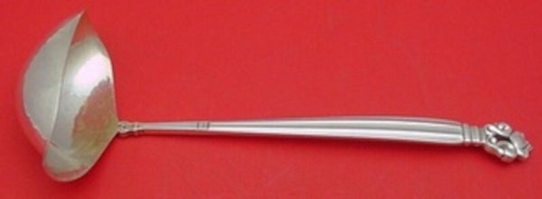 Acorn by Georg Jensen Sterling Silver Gravy Ladle Double Spout w/ GI Mark 7 3/4"
