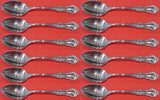 Joan of Arc by International Sterling Silver Demitasse Spoon Set 12 pcs 4 1/8"