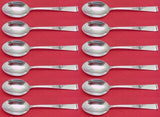 Classic Rose by Reed and Barton Sterling Silver Demitasse Spoon Set 12pc 4 1/2"