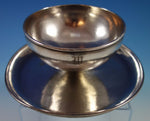 Kalo Sterling Silver Ice Cream Dish w/ Underplate Handwrought & Hammered (#1576)