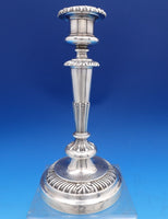 Matthew Boulton English Georgian Sterling Silver Candlestick Pair 9 1/8" (#8434)