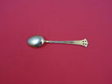 Anitra by Th. Olsens Silver Demitasse Spoon lavender enamel Vermeil 3 3/4"