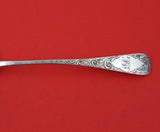 Robert Peppin English Georgian Sterling Silver Serving Spoon 9" Chased c. 1817