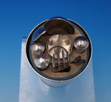 Austrian .812 Silver Traveling Set 6pc in Fitted Leatherette Case (#7566)