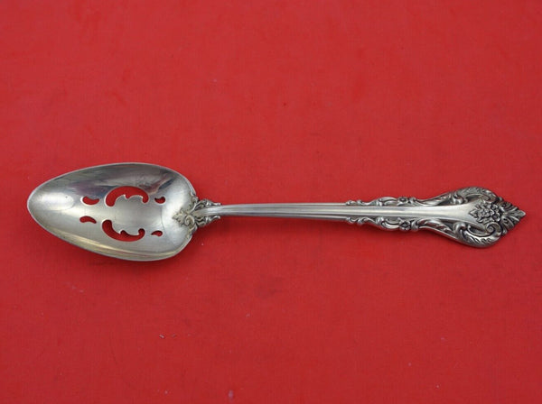 Masterpiece by International Sterling Silver Serving Spoon Pierced Orig 8 1/4"