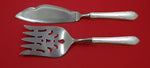 Wild Flower by Royal Crest Sterling Silver Fish Serving Set 2 Piece Custom HHWS