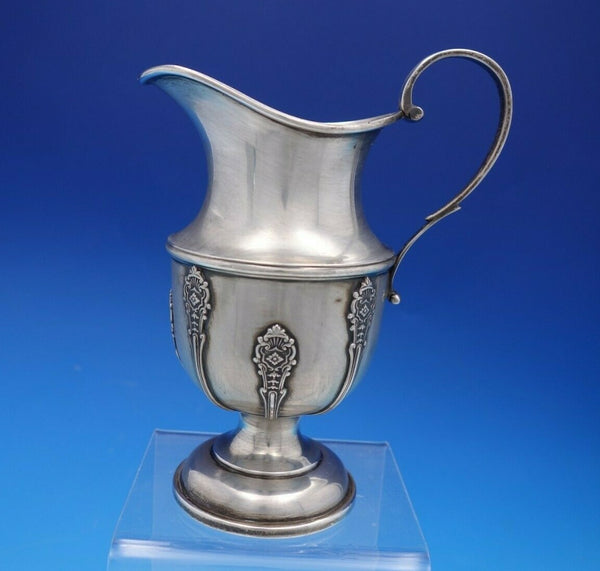 Elkington Sterling Silver Creamer with Applied Design 6 1/8" Tall #22171 (#4636)