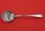 English Georgian Sterling Silver Preserve Spoon Shell Bowl c. 1760-1770s 7 3/8"
