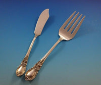 American Victorian by Lunt Sterling Silver Flatware Set 12 Service 115 Pieces