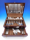 Lucrezia by Clementi Italy 800 Silver Flatware Set for 8 Service 67 pcs Dinner