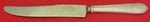 Early American Engraved by Lunt Sterling Silver Dinner Knife 9 1/2" Flatware