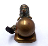 Copper Circus Lion Vintage Measuring Tape 1 1/2 #J1335