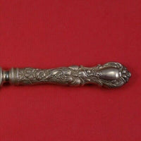 Floral by Wallace Plate Silverplate Dinner Knife Blunt Blade 9 3/8" Flatware