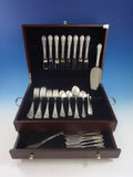 American Victorian by Lunt Sterling Silver Flatware Set 8 Service 47 Pieces