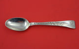 Lap Over Edge Acid Etched By Tiffany Sterling Place Soup Spoon w/ butterfly 7"