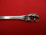 Danish Sterling Silver Preserve Spoon Blossom Handle Marked Em 7"