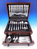 Acanthus by Georg Jensen Sterling Silver Flatware Set Service 100 pcs Dinner XL