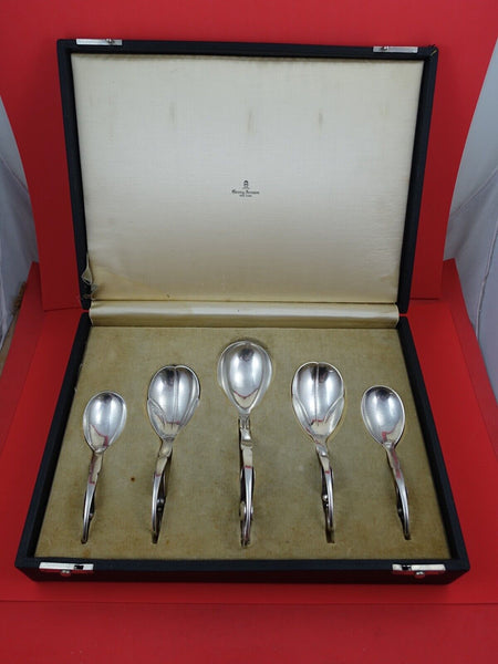 Ornamental Unknown by Georg Jensen Sterling Silver Serving Spoon Set 5-pc