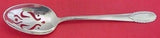 Trousseau by International Sterling Silver Serving Spoon Fancy Pierced 8 1/2"