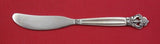 Chased Danish Gold by Unknown Sterling Silver Butter Spreader flat handle 5 1/2"