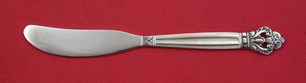 Chased Danish Gold by Unknown Sterling Silver Butter Spreader flat handle 5 1/2"