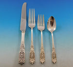 Milburn Rose by Westmorland Sterling Silver Flatware Set for 6 Service 24 Pieces