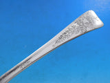 Lap Over Acid Etched Tiffany Sterling Silver Spade Server Bleeding Heart 10 3/8"