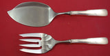 Eighteen Ten 1810 International Sterling Silver Salmon Serving Set Fish Custom