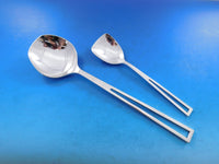Avanti by Celsa Mexico Sterling Silver Flatware Set 12 Service Modern 76 pieces