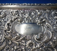 SG Jacobs English Estate Sterling Silver Tray Rectangular Fancy #385278 (#5531)