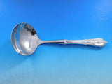 Rose Point by Wallace Sterling Silver Gravy Ladle HH WS Custom Made 8 1/8"
