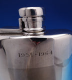 Tiffany and Co Sterling Silver Flask with Sailboat 1 Pint 7 1/2" (#8017)