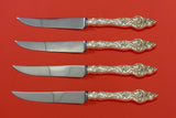 Les Six Fleurs by Reed & Barton Sterling Silver Steak Knife Set 4pc HHWS Custom