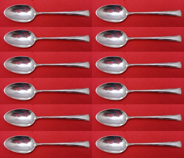 Greenbrier by Gorham Sterling Silver Demitasse Spoon Set 12 pieces 4 1/4"