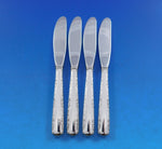 Camellia by Gorham Sterling Silver Butter Spreaders HH Modern Set of 4pcs 6 1/4"