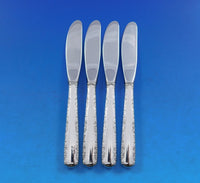 Camellia by Gorham Sterling Silver Butter Spreaders HH Modern Set of 4pcs 6 1/4"