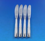 Camellia by Gorham Sterling Silver Butter Spreaders HH Modern Set of 4pcs 6 1/4"