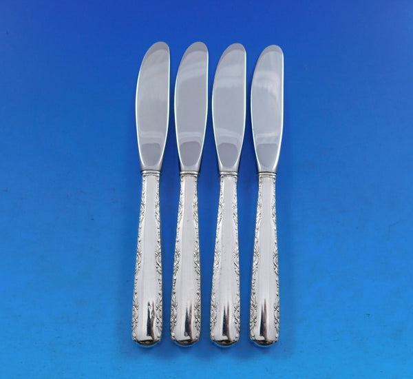 Camellia by Gorham Sterling Silver Butter Spreaders HH Modern Set of 4pcs 6 1/4"